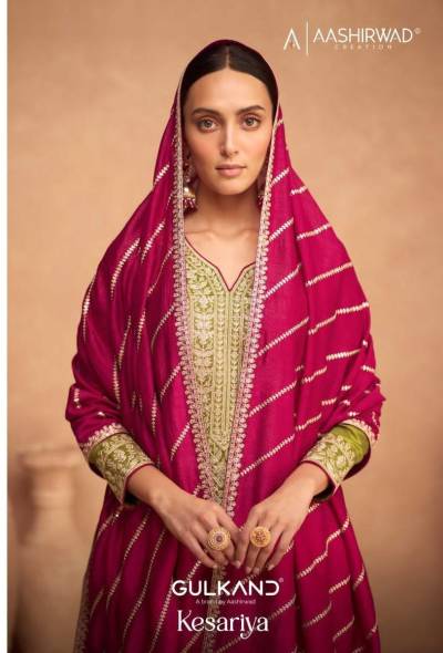 Kesariya By Aashirwad Designer Festive Wear Salwar Kameez Collection